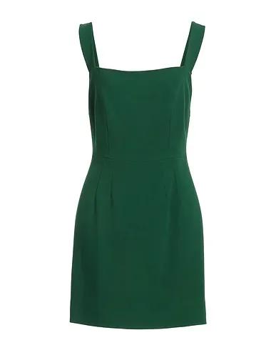 Emerald green Crêpe Short dress