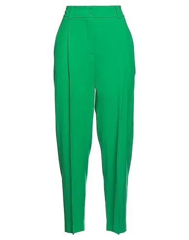 Emerald green Flannel Casual pants
