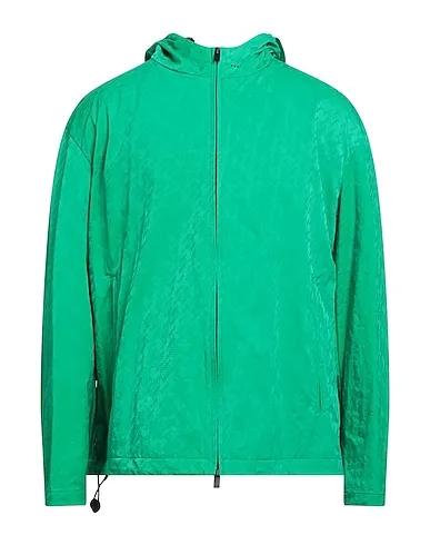 Emerald green Jacquard Jacket