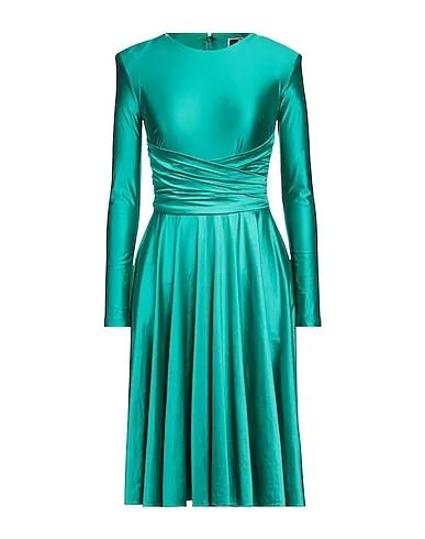 Emerald green Jersey Midi dress