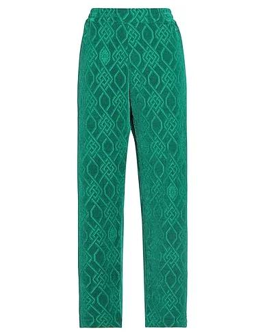 Emerald green Knitted Casual pants