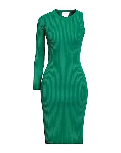 Emerald green Knitted Midi dress