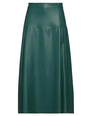 Emerald green Midi skirt