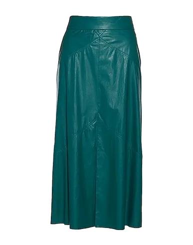 Emerald green Midi skirt