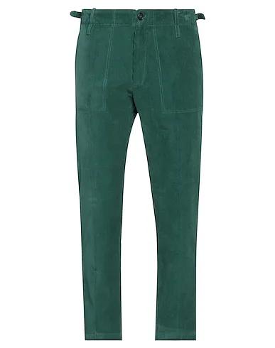 Emerald green Velvet Casual pants