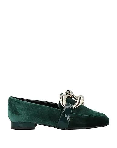 Emerald green Velvet Loafers