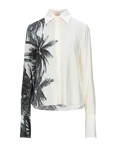 ERMANNO SCERVINO | Ivory Women‘s Silk Shirts & Blouses