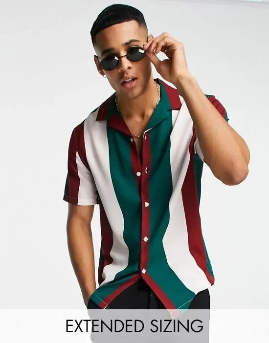 essential revere retro stripe shirt
