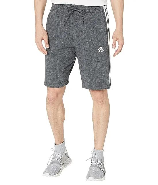 Essentials 3-Stripes Single Jersey Shorts