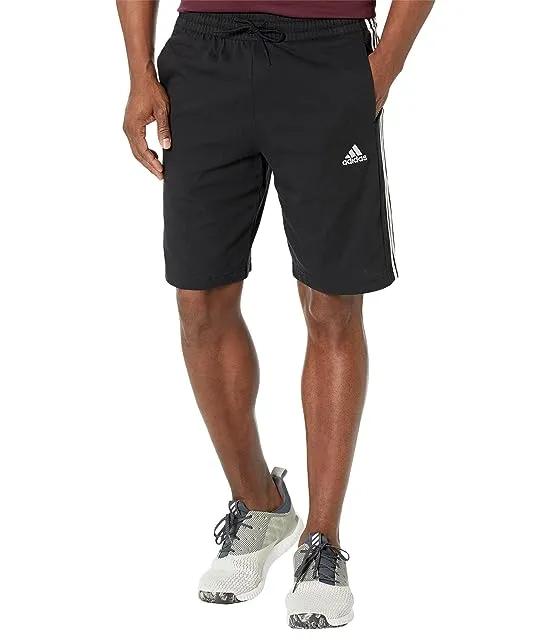 Essentials 3-Stripes Single Jersey Shorts