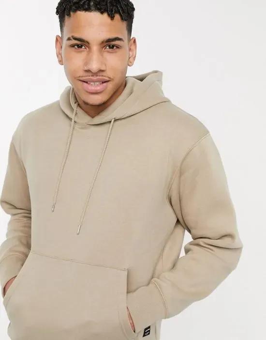 Essentials oversized hoodie in beige