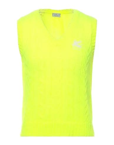 ETRO | Acid green Men‘s Sleeveless Sweater