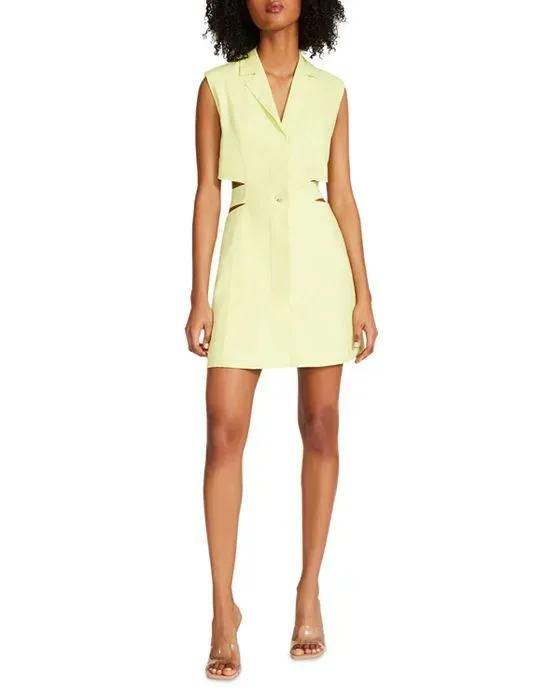 Evan Cutout Mini Shirt Dress