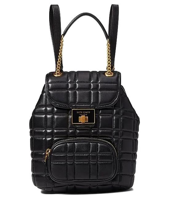 Evelyn Quilted Backpack