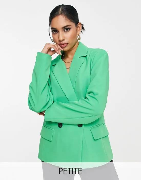 Exclusive tailored suit blazer in mint green