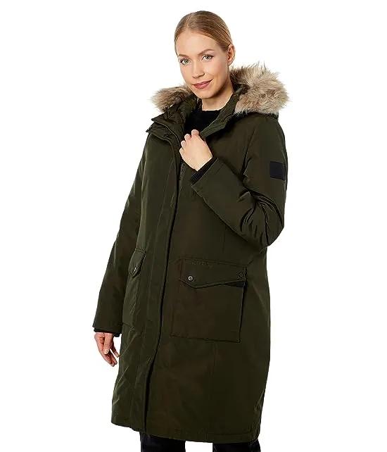 Expedition Puffer with Faux Fur Hood