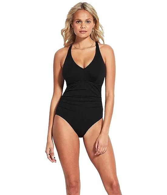 F-Cup Halter One-Piece