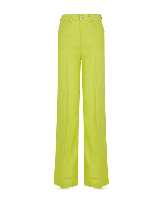 Five Pocket Wide Leg Pants