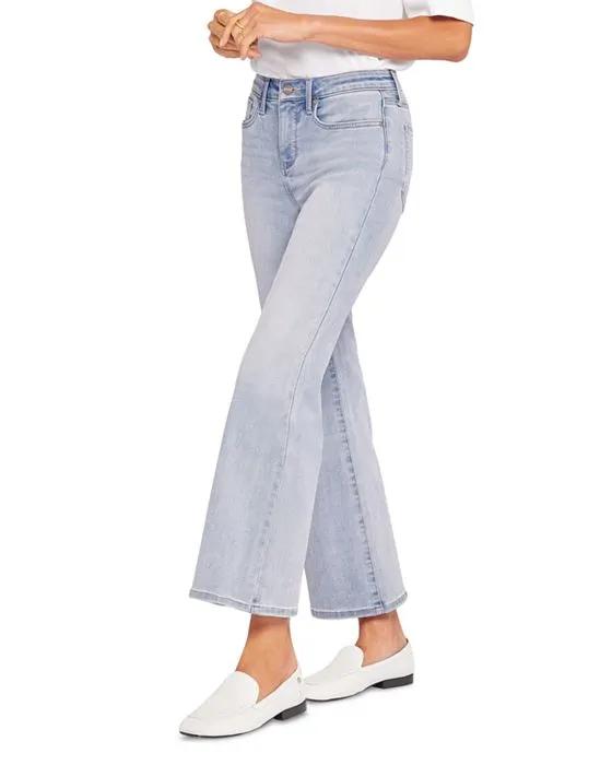 Flare Leg Ankle Jeans in Afterglow