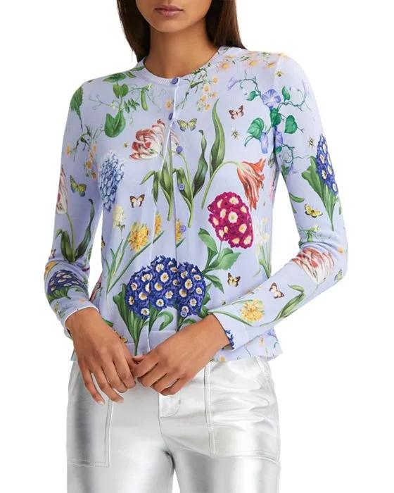 Floral Long Sleeve Cardigan