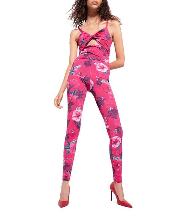 Floral Print Jumpsuit