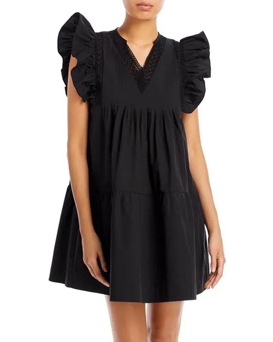 Flutter Sleeve Mini Dress - 100% Exclusive  