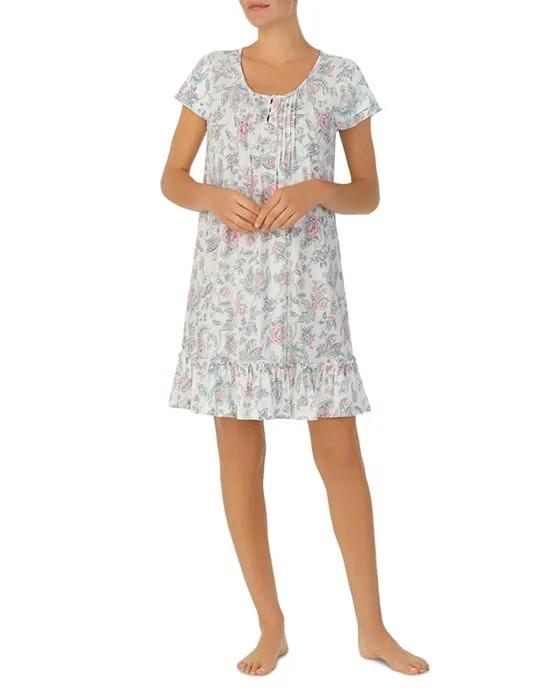 Flutter Sleeve Nightgown 