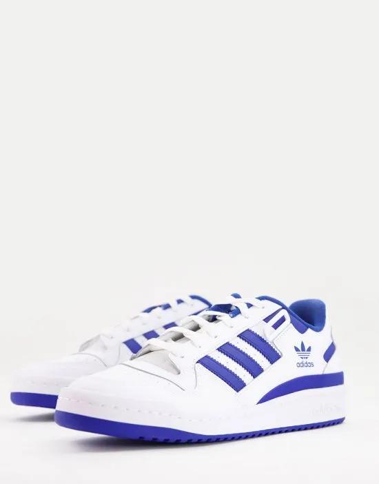 Forum Low sneakers in white and blue