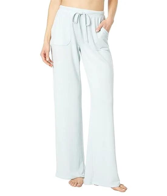 French Terry Straight Leg Lounge Pants with Pockets