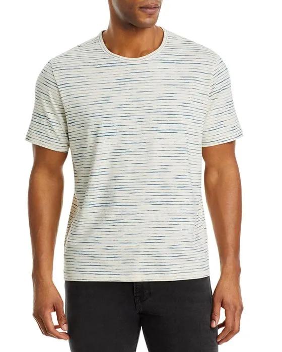 Frequency Striped Short Sleeve Crewneck Tee