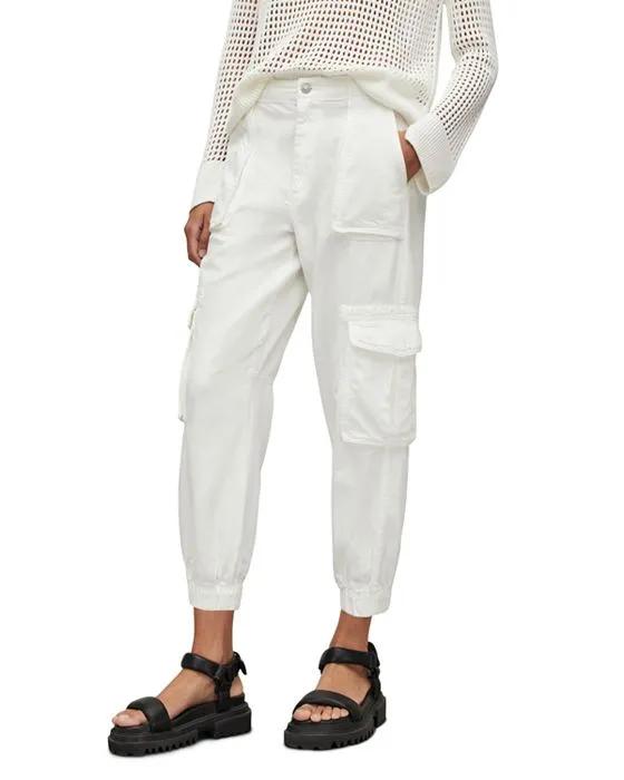 Frieda Denim Cargo Trousers