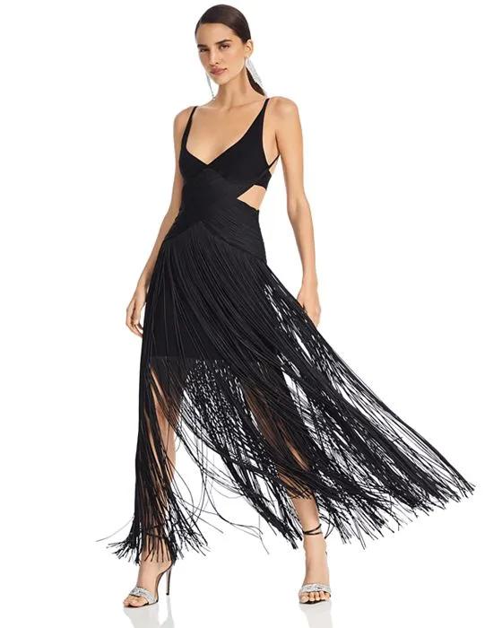 Fringe Cutout Gown - 150th Anniversary Exclusive