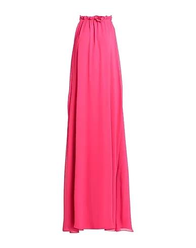 Fuchsia Chiffon Long dress