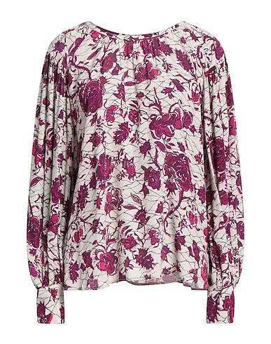 Fuchsia Crêpe Blouse