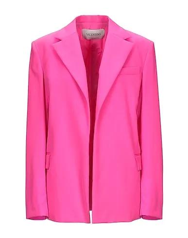 Fuchsia Flannel Blazer