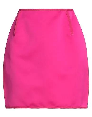 Fuchsia Grosgrain Mini skirt