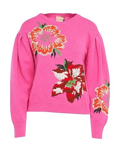 Fuchsia Jacquard Sweater