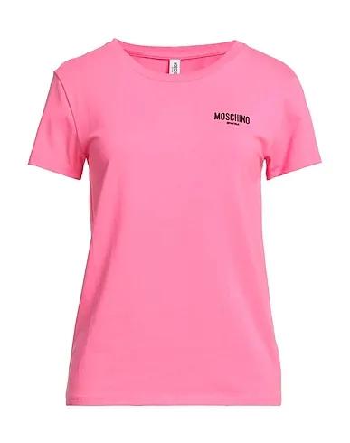 Fuchsia Jersey Basic T-shirt