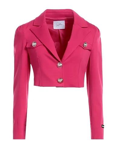 Fuchsia Jersey Blazer