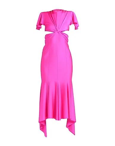 Fuchsia Jersey Elegant dress