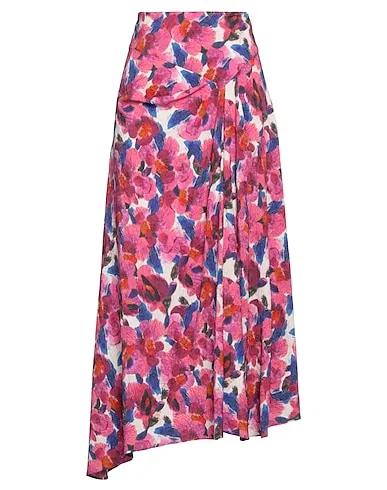 Fuchsia Jersey Maxi Skirts