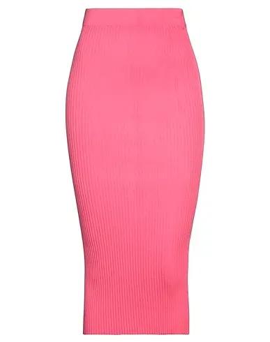 Fuchsia Jersey Midi skirt