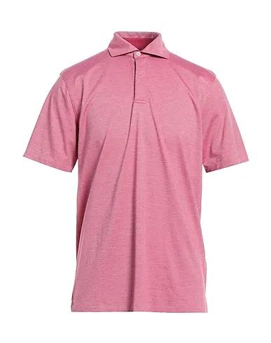 Fuchsia Jersey Polo shirt