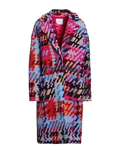 Fuchsia Knitted Coat