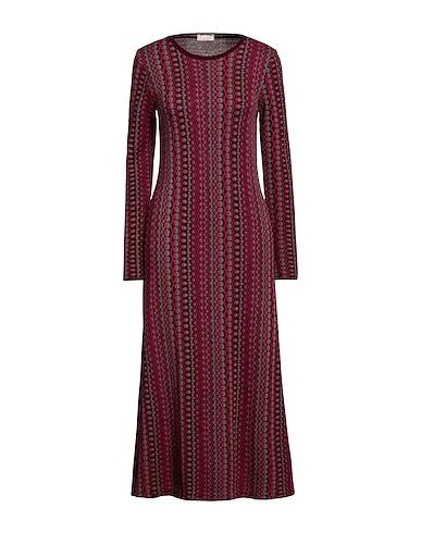 Fuchsia Knitted Midi dress