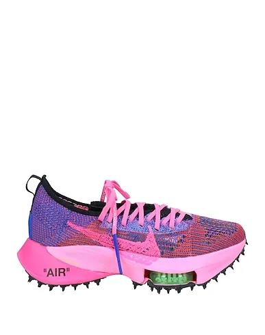 Fuchsia Knitted Sneakers