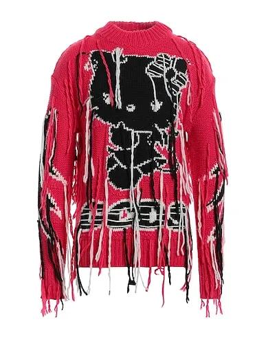 Fuchsia Knitted Sweater