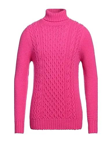 Fuchsia Knitted Turtleneck