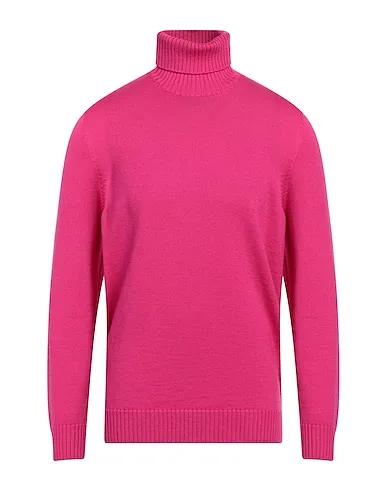 Fuchsia Knitted Turtleneck