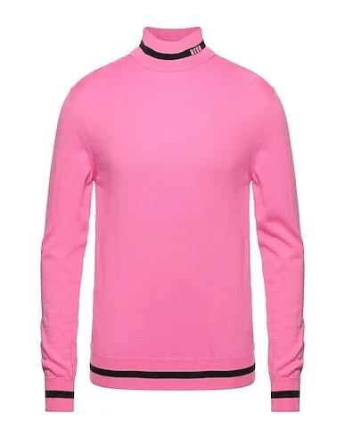 Fuchsia Knitted Turtleneck